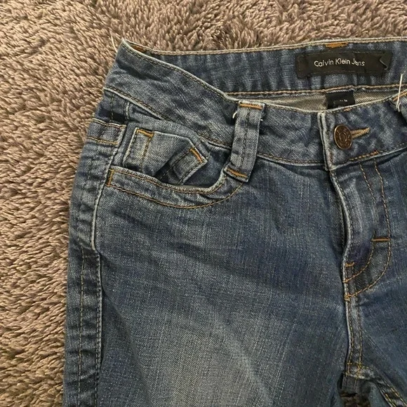 CALVIN KLEIN Women’s Vintage Lean Bootcut Jeans - Picture 15 of 16